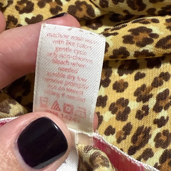 Oscar de la Renta Vintage Cheetah Animal Print Wrap Slip Dress 90s y2k - Picture 8 of 8